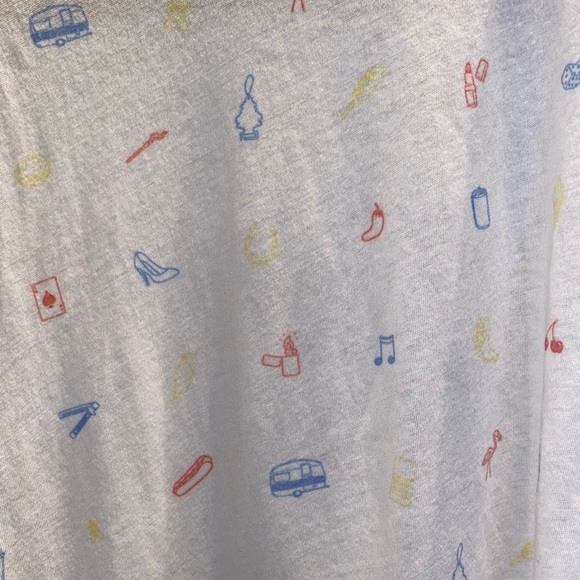 Rare WILDFOX camping print muscle tank- size small - Picture 6 of 7